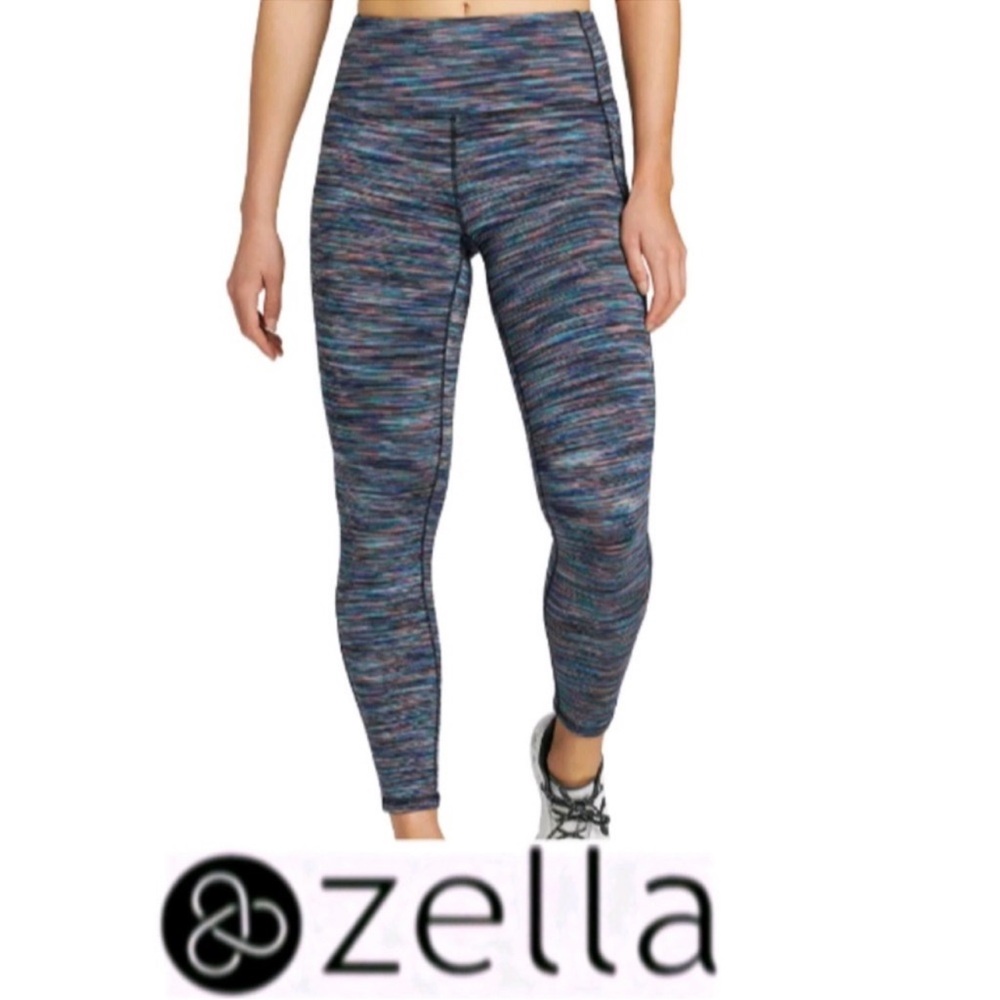 3/$19 Zella Live in space dye athletic yoga dri fit gym leggings - Picture 3 of 11